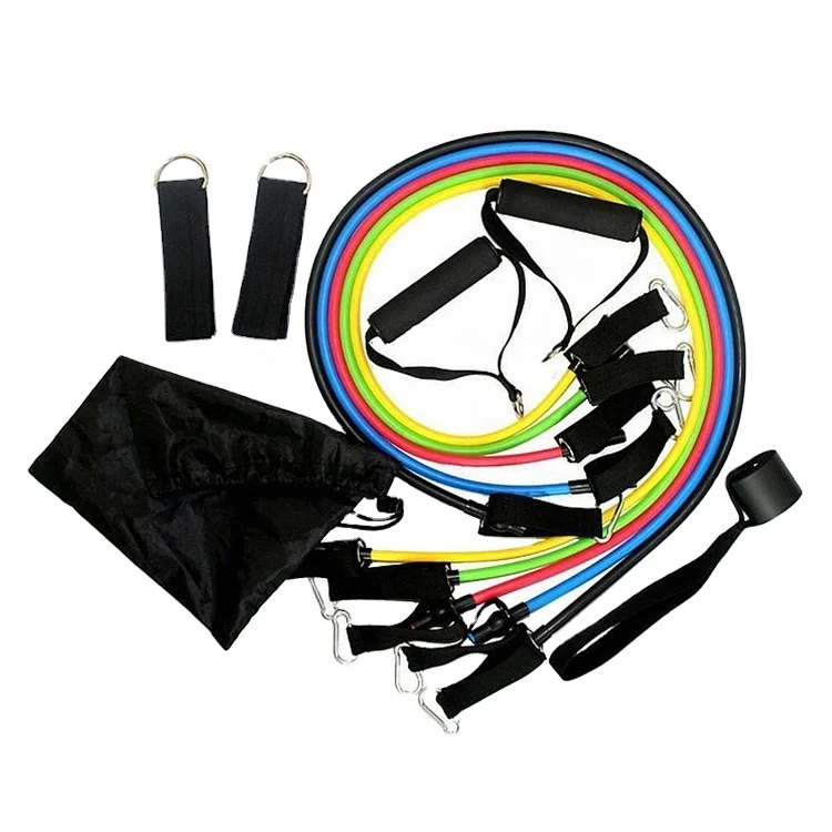 

Manufacture Training Fitness Latex Exercise Resistance Band Powerlifting Heavy Exercise Resistance Bands Set, Black