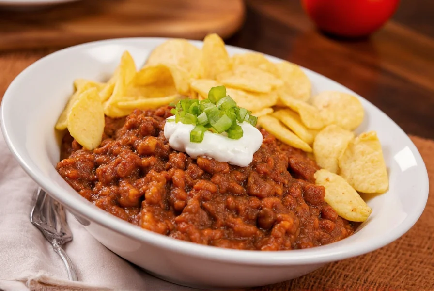 Perfect Chili Recipe for Frito Chili Pie: Thick & Flavorful