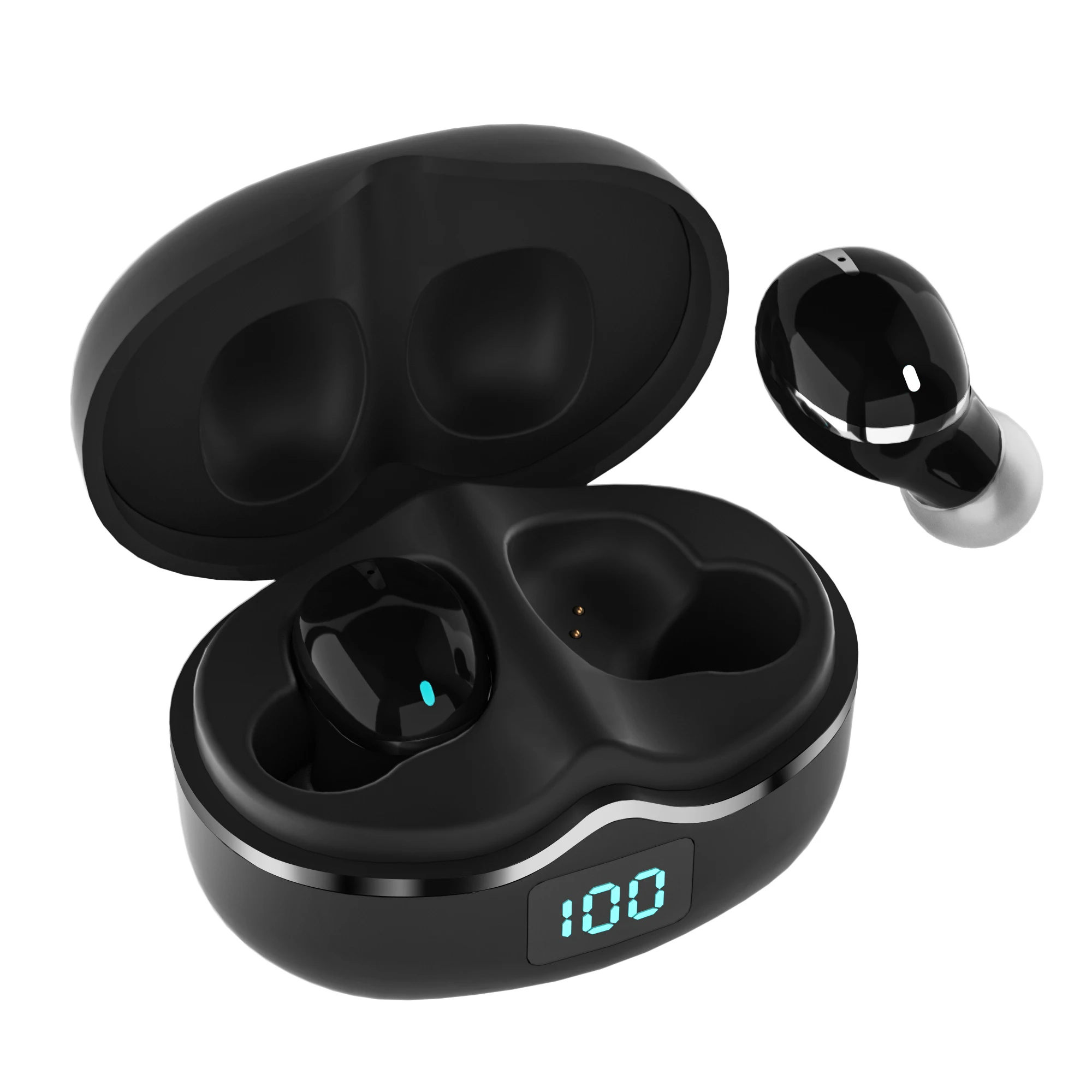 

T30 2021 hot selling amazon best seller Power Display Handfree Headset Noise Cancelling TWS Earbuds Waterproof earphone earbuds