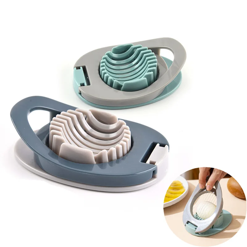 Versatile Multi-Function Stainless Steel Wire Egg Cutter Two Version Egg Slicer Can Cut Flowers Kitchen Helper Made Metal