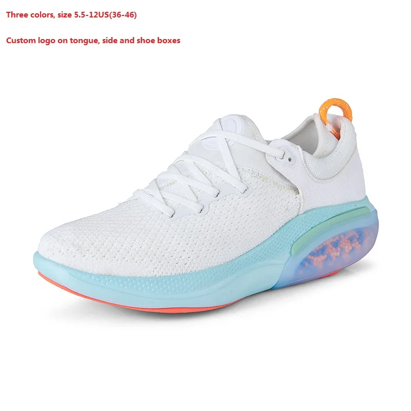 

Wholesale Price Breathable Knitted Sport Running Fashion Men Shoes in Jinjiang, White/black/yellow