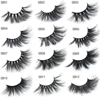 

natural long thick cruelty free full strip false 5D 25mm mink eyelashes