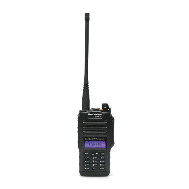 

Baofeng High-quality BF-A58 dual band ham radio waterproof IP67 two Way radio handheld Walkie Talkie Baofeng BF A58, Black
