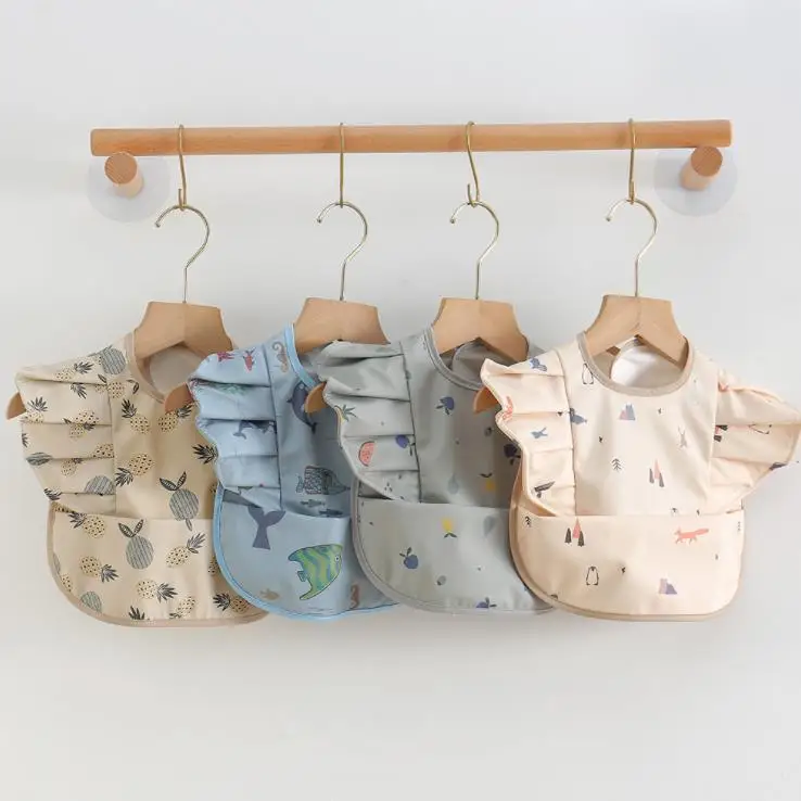 

Smock for Kids 1-3 Years Short Sleeve Toddler Bib