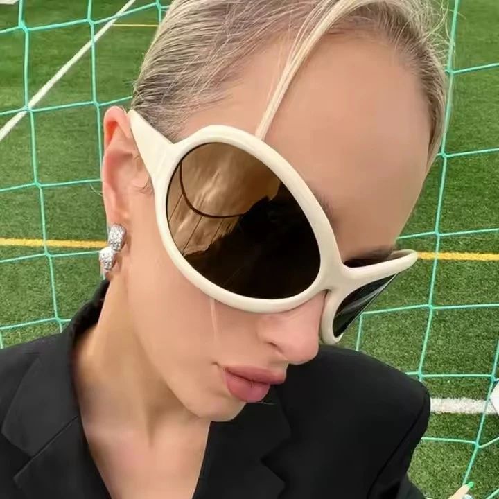 2023 Luxury Brand Y2k Sunglasses Shades Women Custom Sun Glasses logo Mens Outdoor Oversize Sunglasses