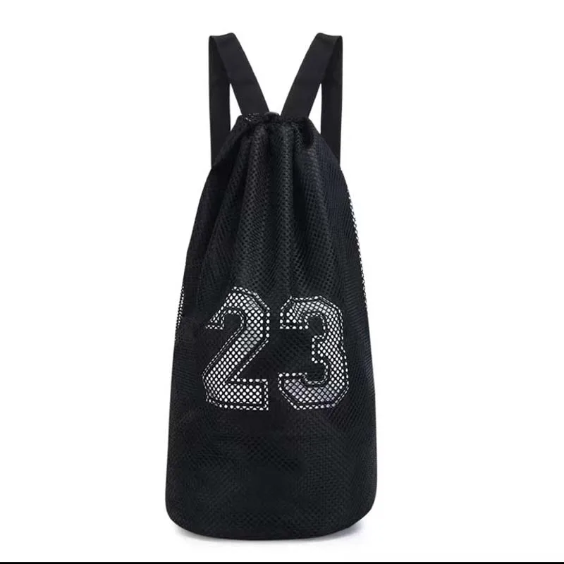 

Drawstring pocket drawstring backpack men's drawstring fitness training backpack basketball net bag football outdoor sports