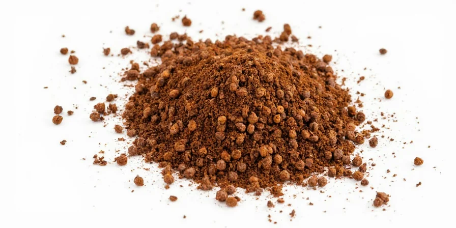 Spice jars including ground cloves in a cozy kitchen setting