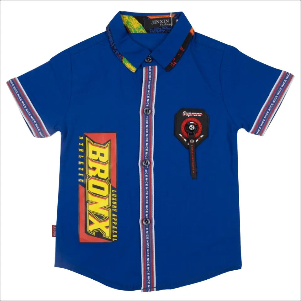 
Clothes Clothing Summer Cotton Kids For Boys Shirt Casual Quantity Top Blouse Shirts Spandex 