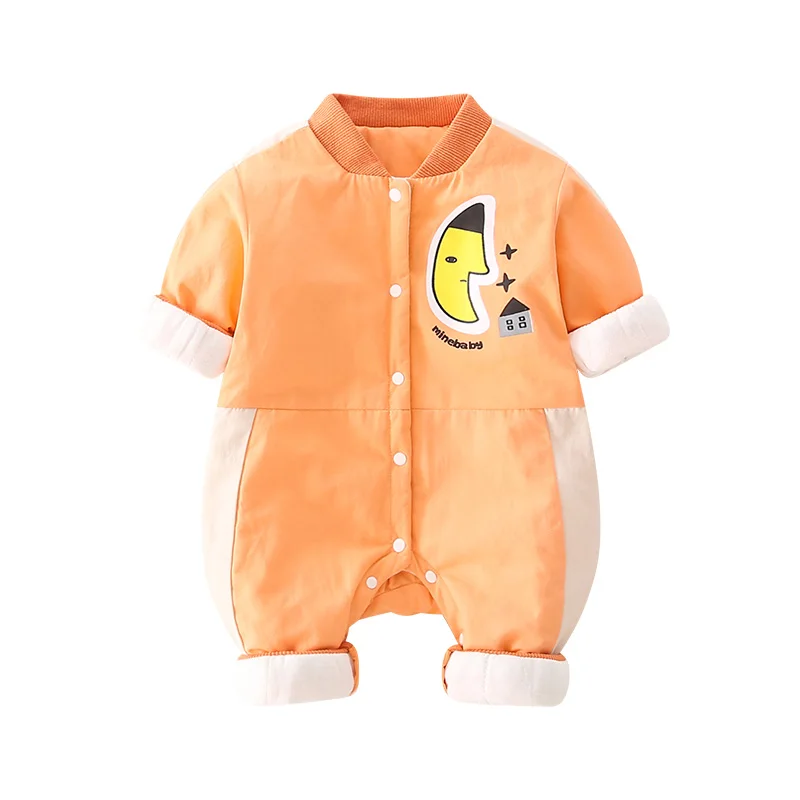 

boutique baby clothes jumpsuit 2021 autumn housecoat newborn romper cotton soft clothing