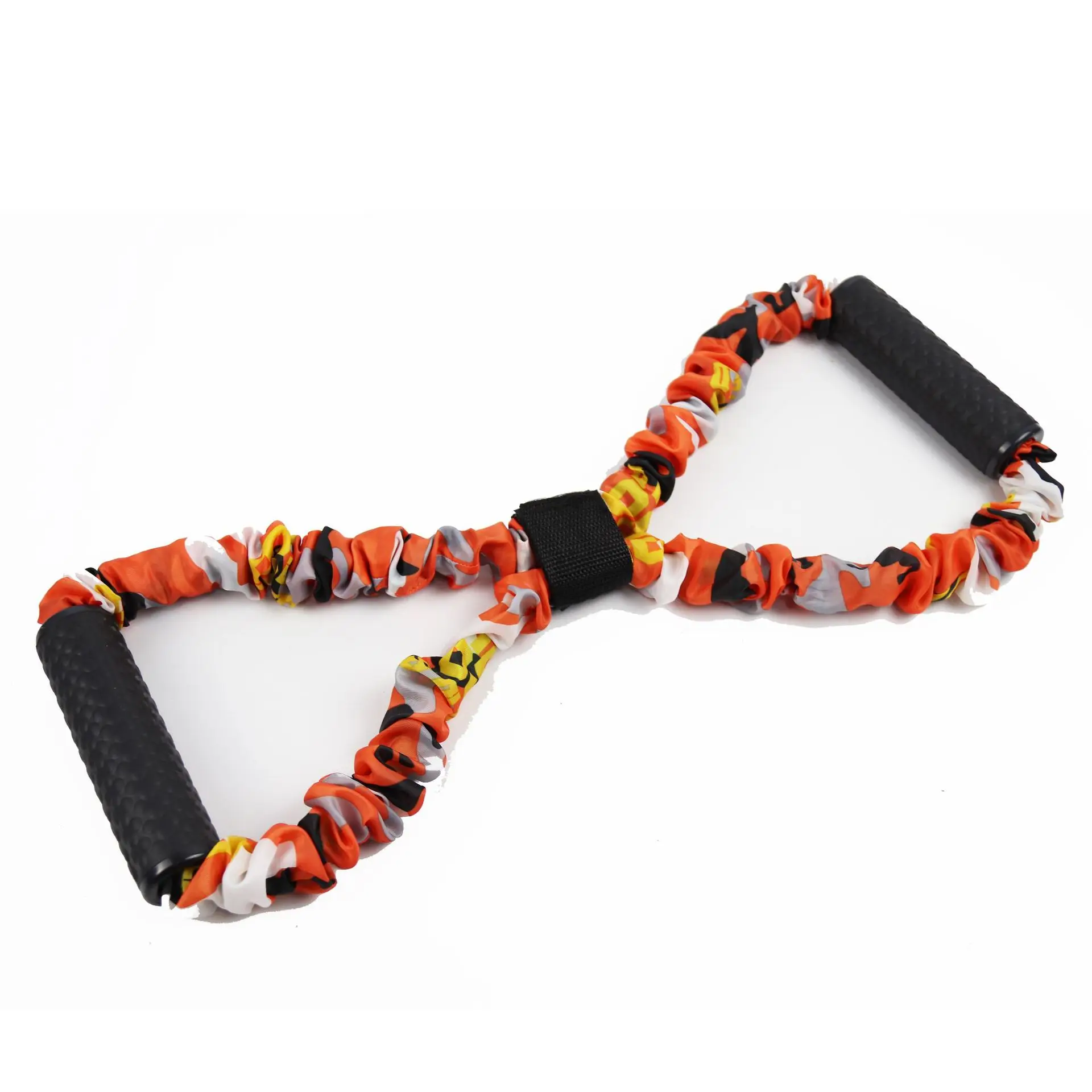 

Upgrade New Arrival Home Pilates Fitness 8 Shape Yoga Elastic Band Sleeve Resistance Bands for Training, Blue,green,orange