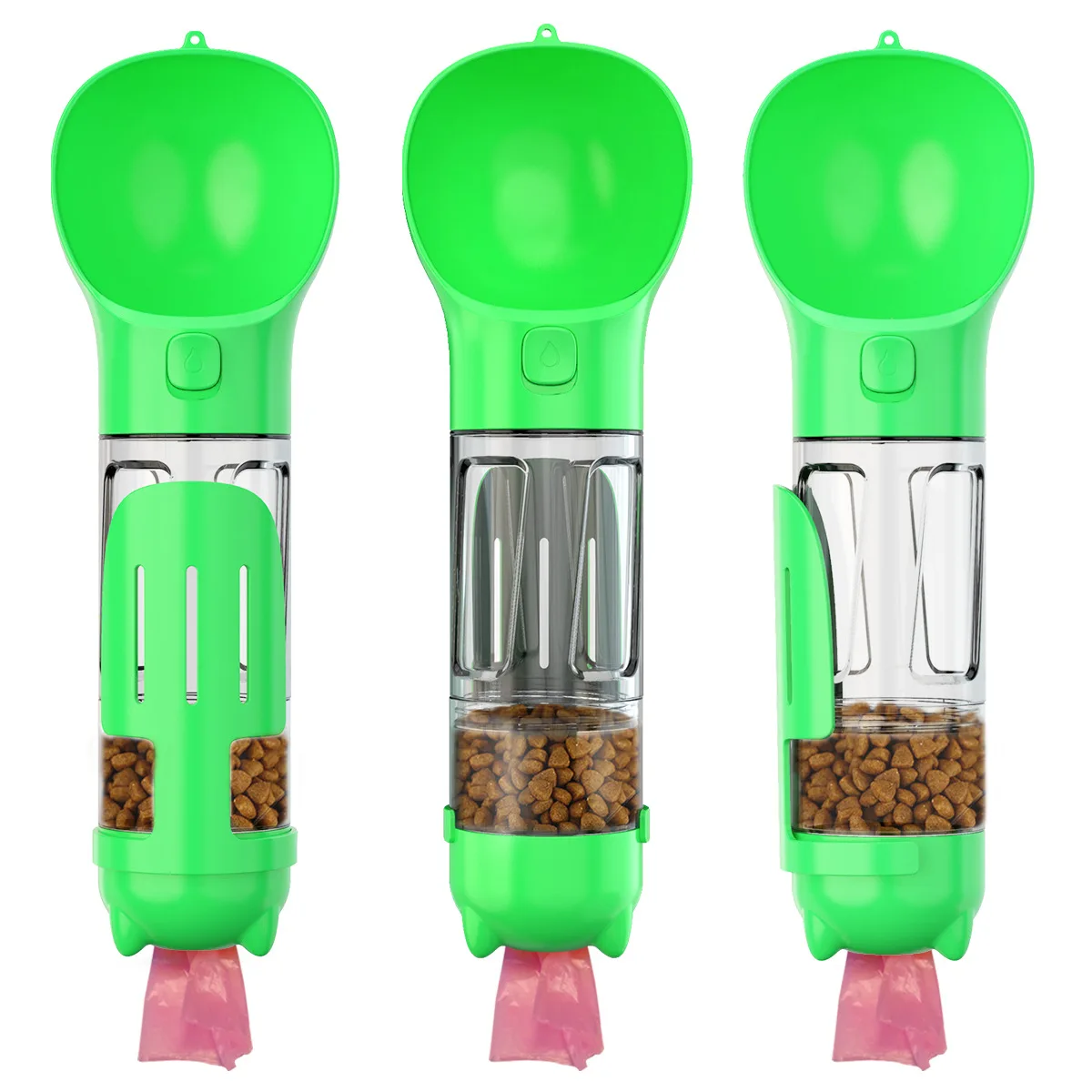

New arrival leak proof design dog water bottle container with waste bag hiking