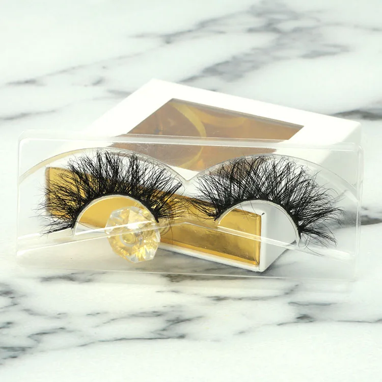 

Custom Label mink eyelash extensions 25mm Mink eyelash,, Black