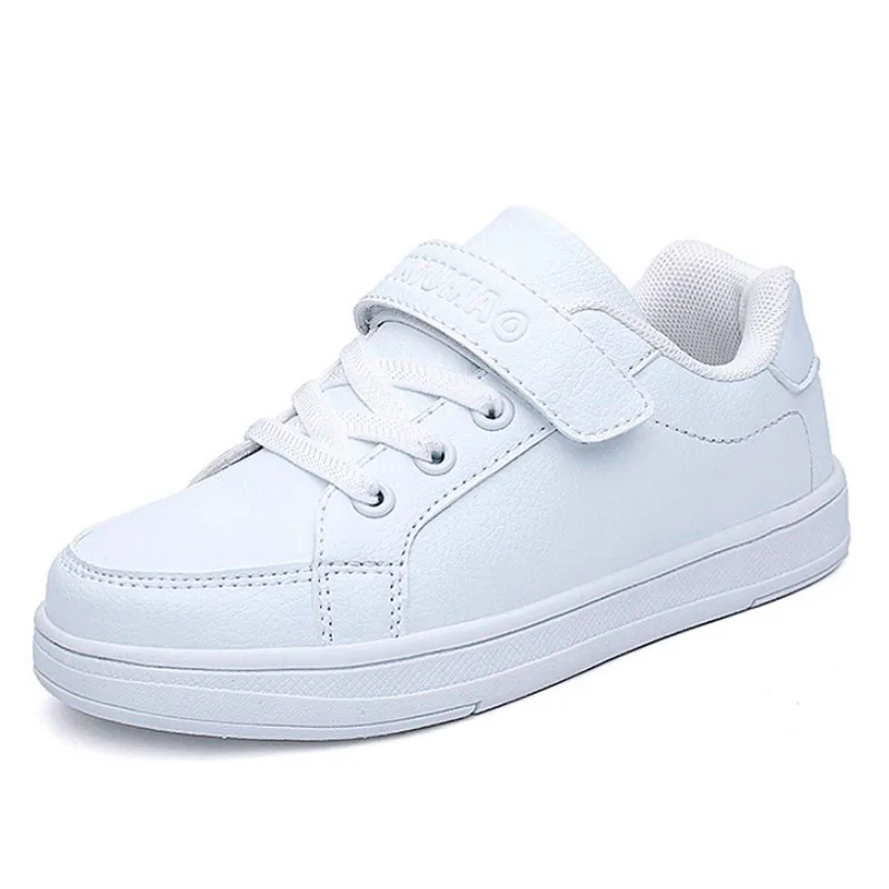 

1K0014 Children's boys and girls casual skateboard sports shoes middle school student campus performance white shoe, Customized