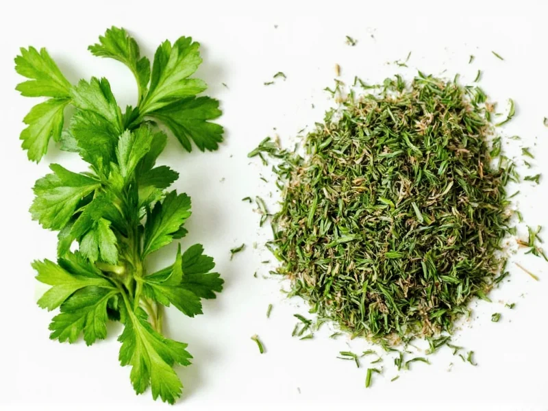 Fresh to Dried Parsley Conversion: Exact Ratio Guide