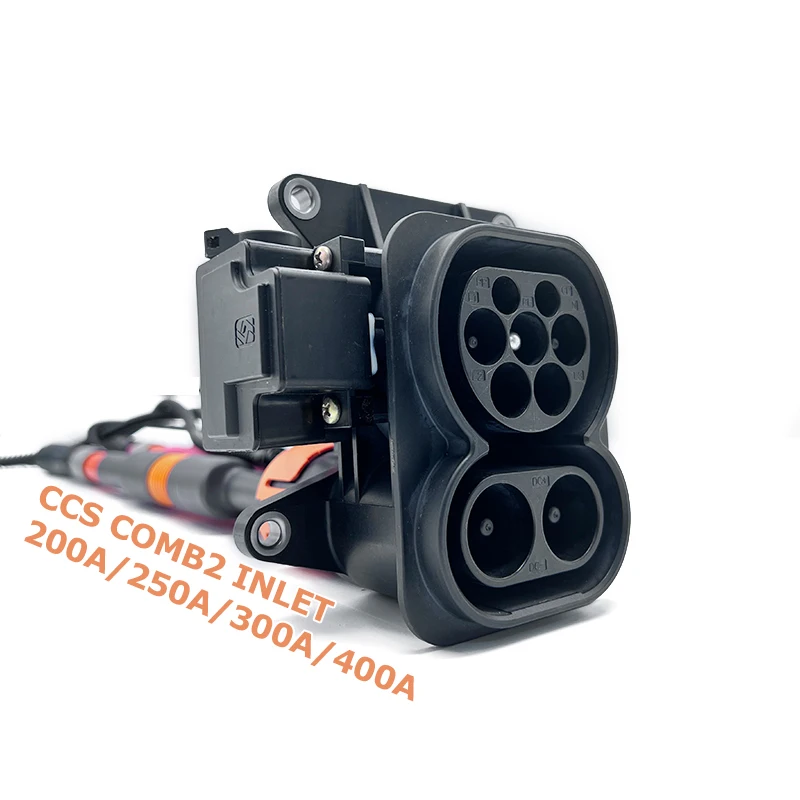 

EV CCS2 Socket 200A/250A/300A/400A with cable for car side ev charging cable