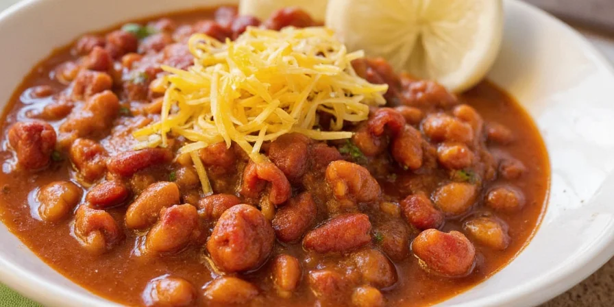 Texas Style Chili Bowl