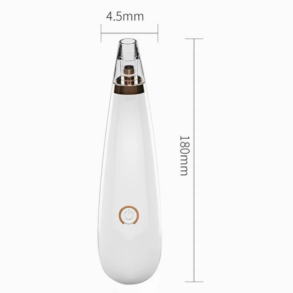 

Electric Blackhead Remover Needles Acne Black Spot Extractor Vacuum Suction Deep Cleansing Machine Exfoliating Pore Cleaner, White