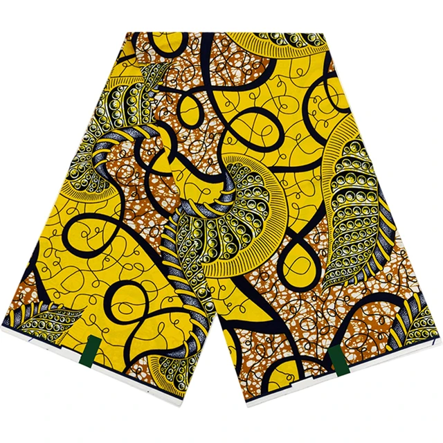 

Wholesale Africa Wax Prints Batik Pagne Fabric African Jacquard Craft Super Ankara Design Sewing Textile 100% Cotton Nigeria