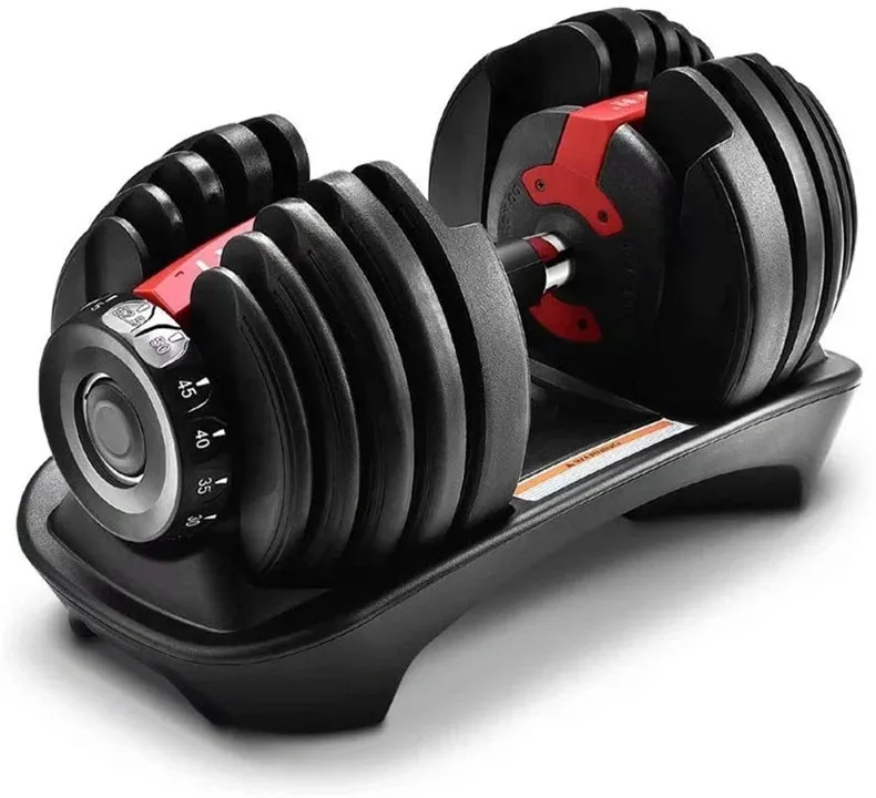 

In Stock 552 Adjustable Dumbbell 24kg 52.5lbs 40kg 90lbs 1090 Multi-function Dumbbell Set, As picture