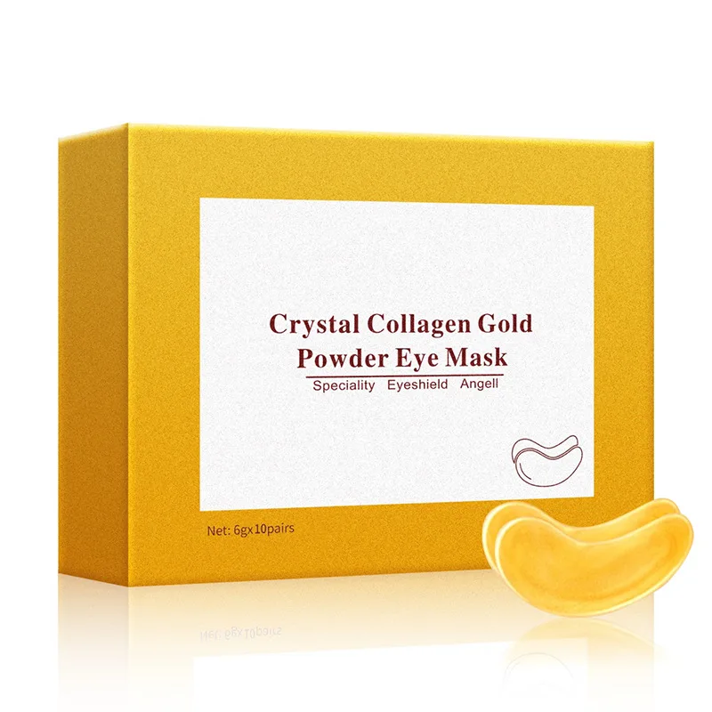 

10 pieces 24K Gold Collagen Crystal moisturize anti -wrinkle Eye Mask