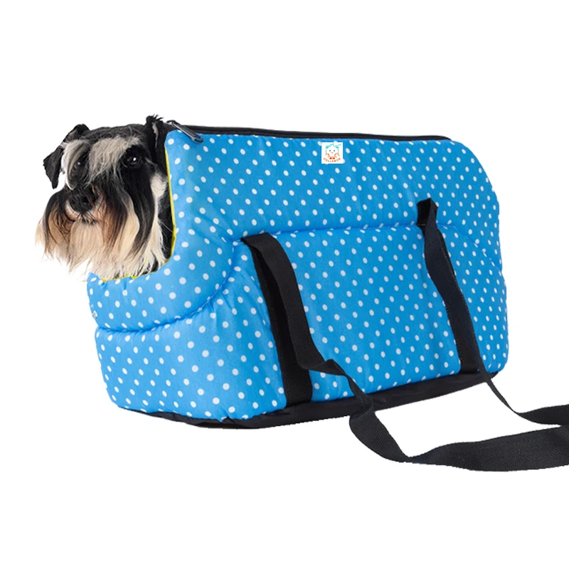 

COLLABOR Eco-friendly Breathable & Foldable Carrier Backpack Pet Back Pack Carrying Travel Bag For Small Dog Cat, Print