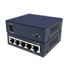 IP40 4 Ports 100 Mbps Network Unmanaged Ethernet Industrial PoE Switch