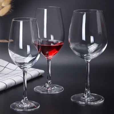 Clear Tall Drinking Red Wine Glass Cup With Long Stem Red Wine Glass Drinking Glass Crystal cup