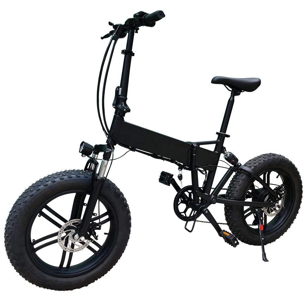 

New EBS20 LCD Fold Electric Bicycle With 20 Inch Tire E Bike 48V 350W Fast Folding Adult Electric Bikes City Cycle