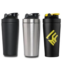 

25oz Single Wall Gym Sports Water Bottle BPA Free 740ml Stainless Steel Custom Protein Shaker
