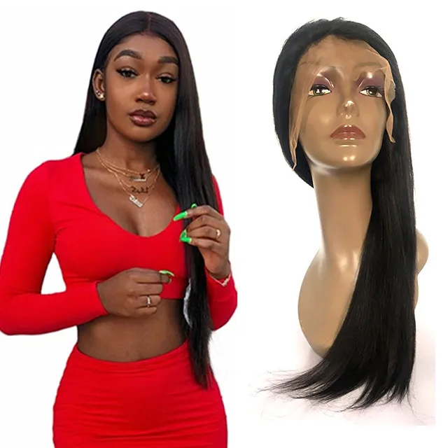 

Virgin Human Hair Lace Front Wig For Black Women High Quality 130% 150% 180% Density Brazilian Human Hair Swiss Lace Wig