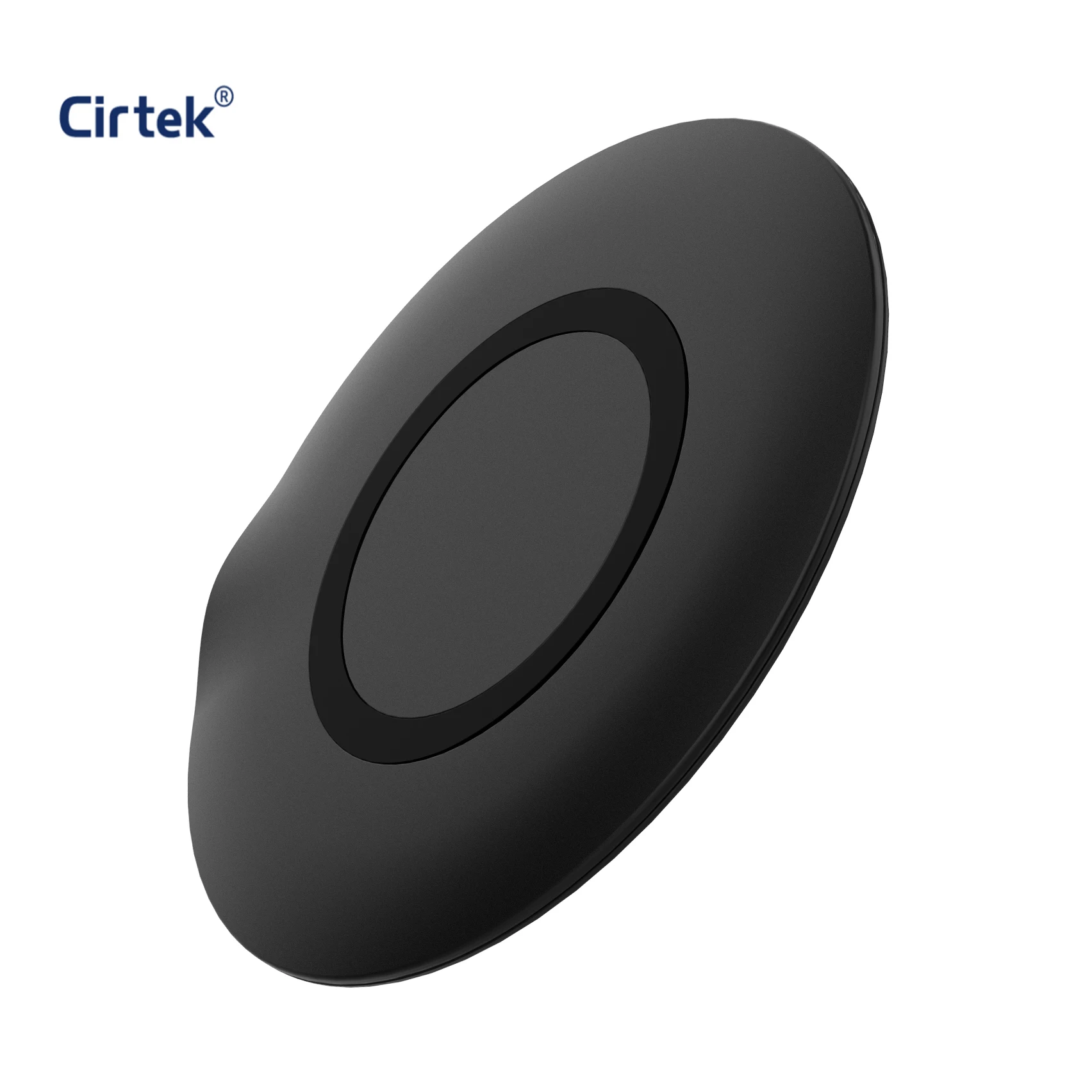 

Cirtek anti slip QI CE Rohs FCC wireless smart charger FOD 15W usb c promotional wireless speed chargers, Black