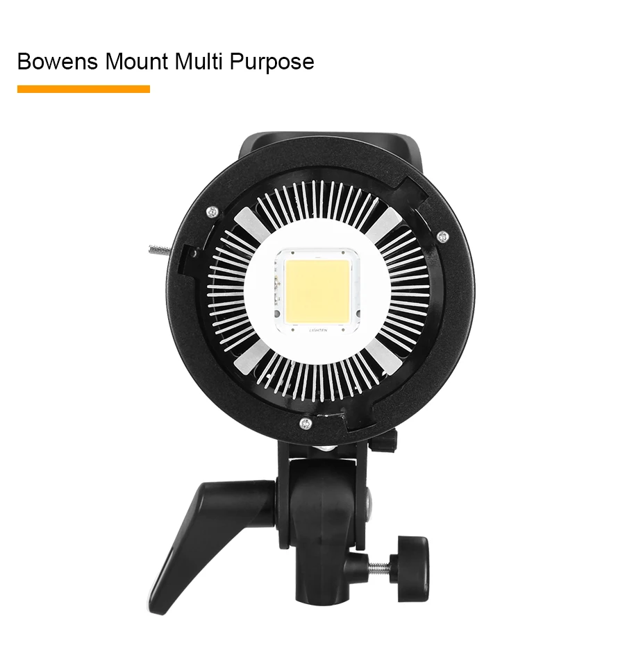 Bowens Godox SL-60W 5600K Studio LED Video Continuous Light 80cm Softbox Boom Arm 