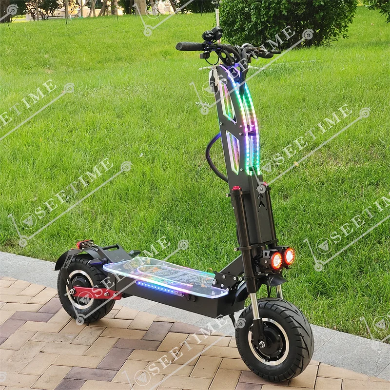 

The New 2021 SEETIME 13M 6000W 8000W 60V 72V E Scooter Electric Scooters Adult With Removeable Battery, Black