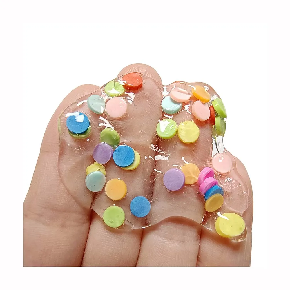500g Polymer Clay Slices Sprinkles Dots for Crafts Making Slime Filler Accessories DIY Nail Art Decoration