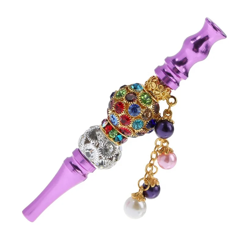 

UKETA New Design Jewel Diamond Smoking Accessories Weed Pipe Blunt Holder Cigarette Holder