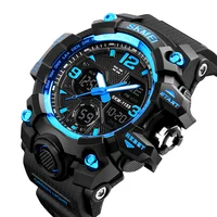 

SKMEI Men Watch 1155B Fashion Sport Super Cool Quartz Watches Men Wrist Luxury Brand Digital LED Waterproof Wristwatches