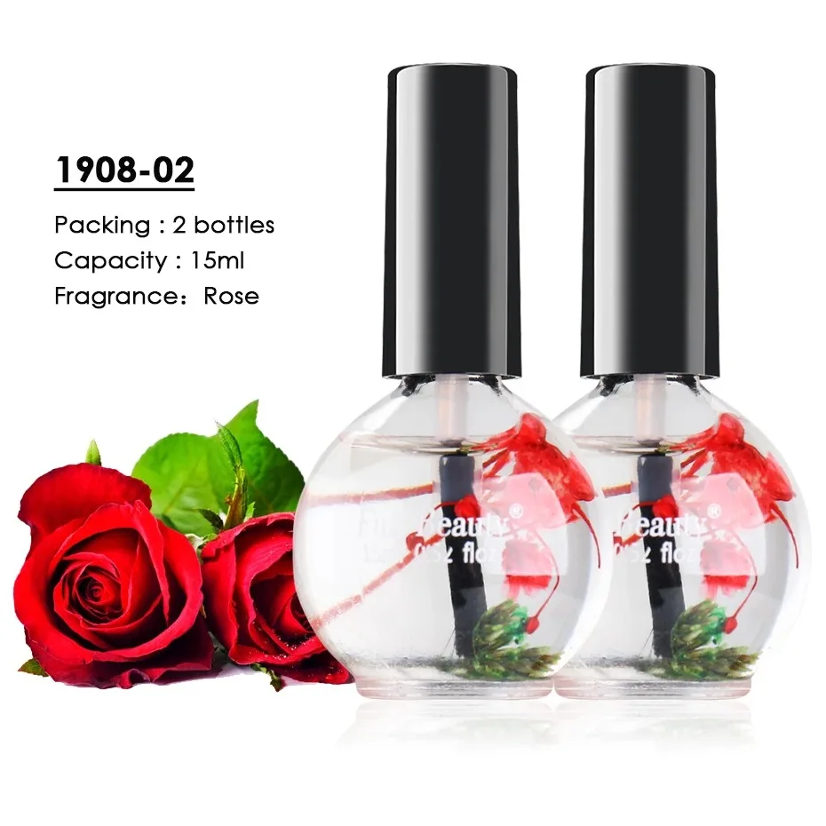 

15ml Four Flavors Nail Edge Care Nutrition Oil Custom Private Label Nourishing Flower Cuticle Oil For Nai