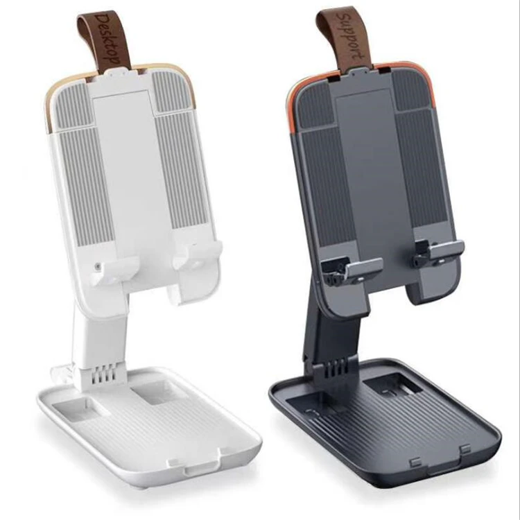

Universal Adjustable Desktop Cell Phone Holder for iPhone Tablet Mobile Desk Mount Phone Holder Stand Support, Black