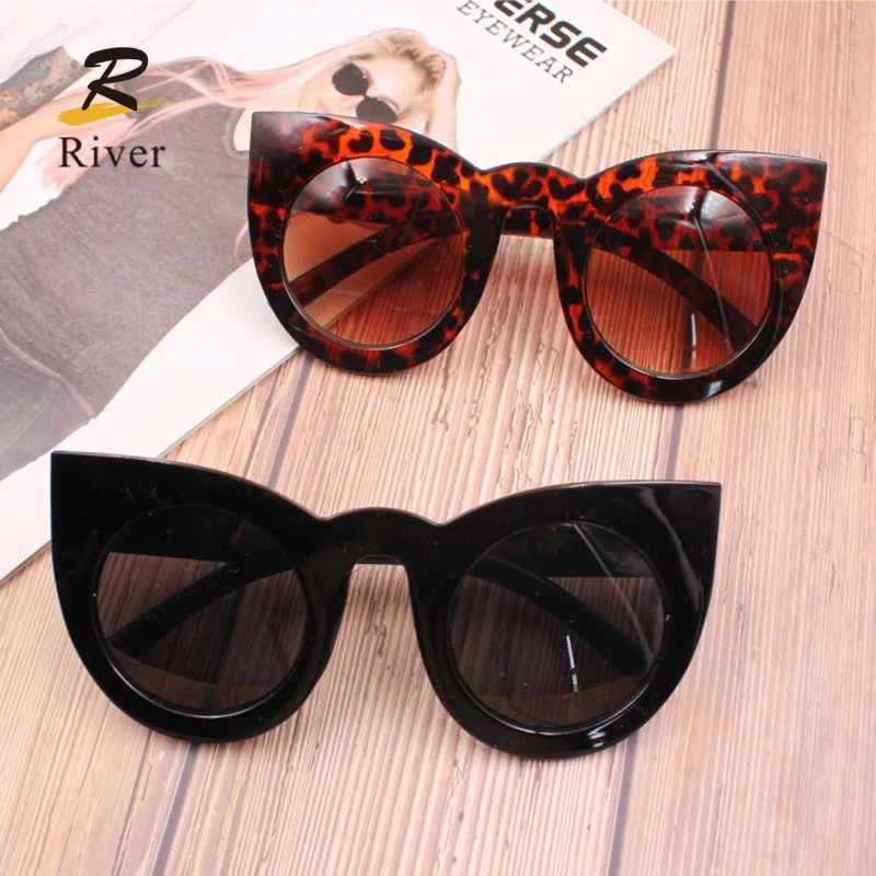 

Popular Amber Cat Eye Oversized Ready PC Sunglasses 2020, 2 colors