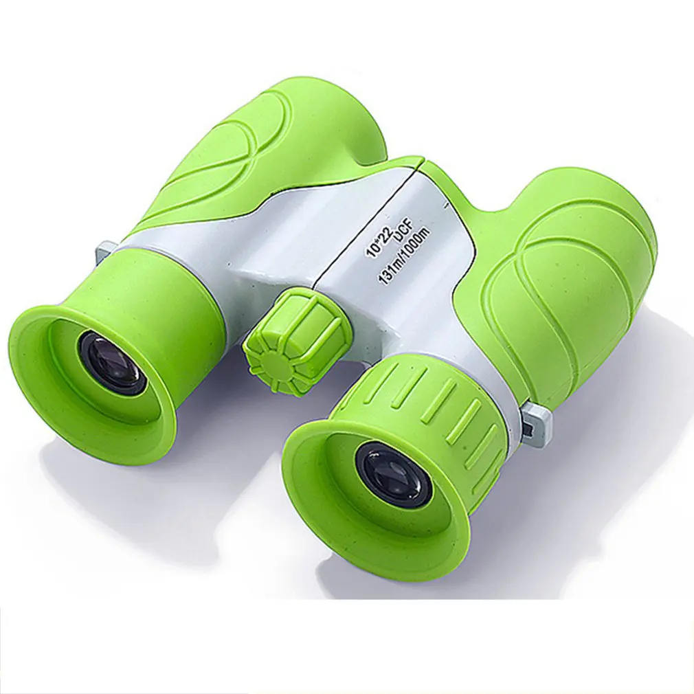 

Kids Binoculars 10X22 HD Children's Telescope, Grass green