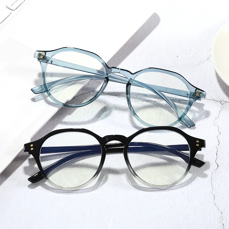 

Superhot Eyewear 28432 Retro TR90 Optical Frame with Anti Blue Light Lenses Round Vintage Glasses