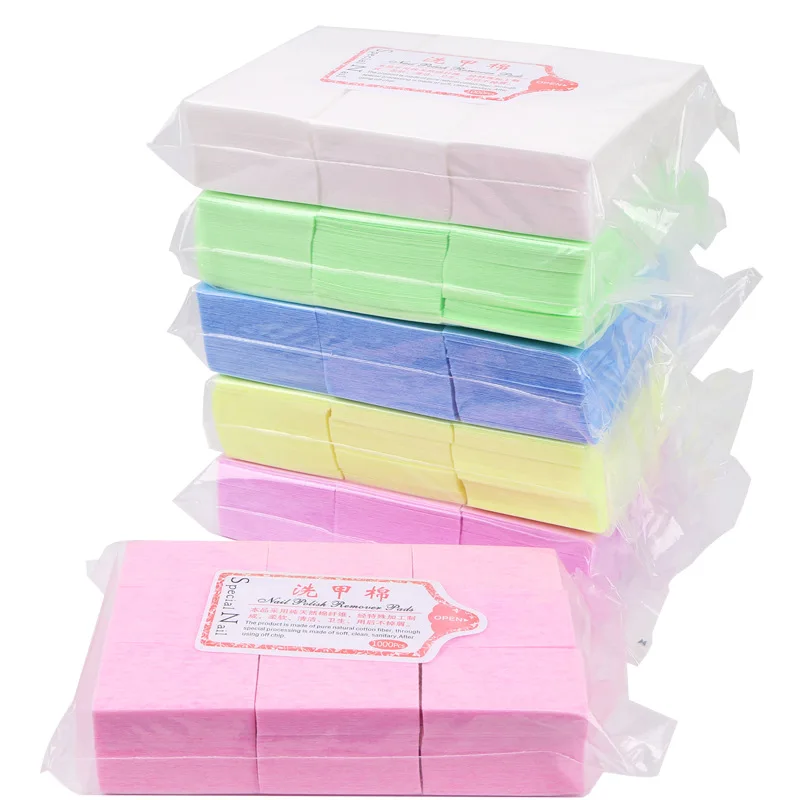 

High Quality 100% Cotton Nail Wipes Nail Polish Remover Wipes Lint Free Nail Wipes