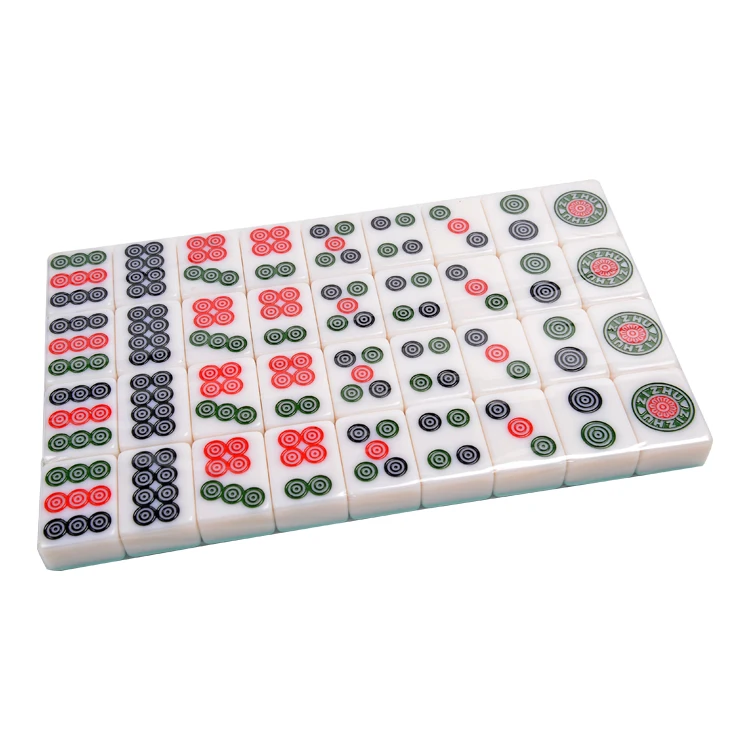 

Family Board Games 144 Tiles Portable Chinese custom mahjong setjong set For Sale
