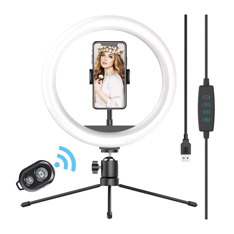 

10inch  USB charger New Selfie Ring Lamp Light Flash Led Camera Phone Photography Enhancing Photography