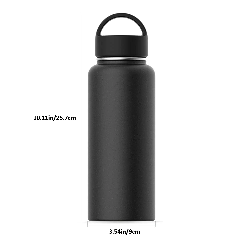 

12oz 20oz 25oz 32oz 40oz 64oz Leak Proof Powder Coating Wide Mouth Thermo Hydro Bottle Flask Catering Thermos Flasks, Multiple colors