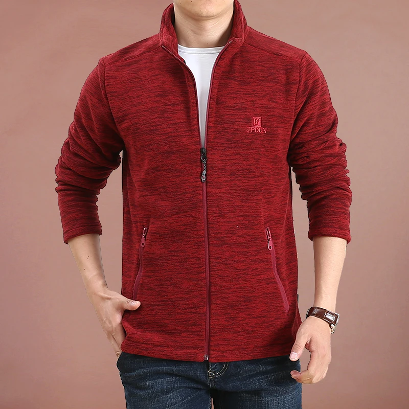 

mens Zip Up Polar Fleece Casual Outwear