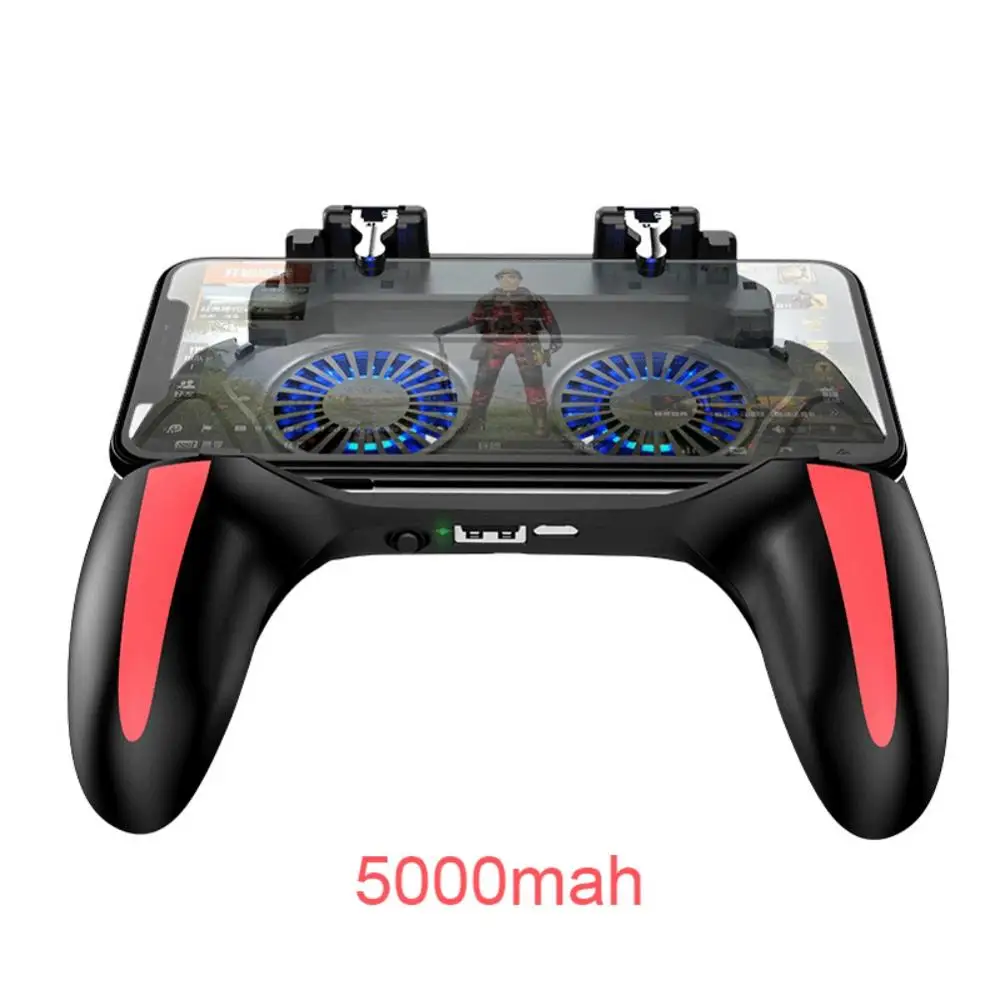 

H10 Game Controller Double Cool Fan 5000 Mah Powerbank Game Controller for phone gamepad, Black