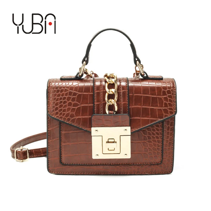 

Retro Casual square bag women's new fashion versatile messenger hand bill of lading shoulder stone pattern, Picture color