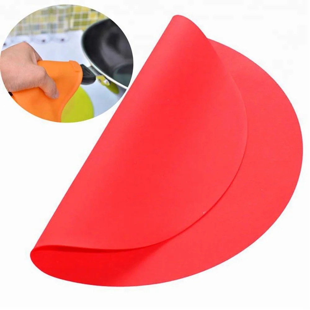 

Silicone Round Baking Mat Oven Cookie Pizza Sheet Microwave Cooking Pastry Tray Heat Resistance Mat Home Kitchen Accessories, Color random