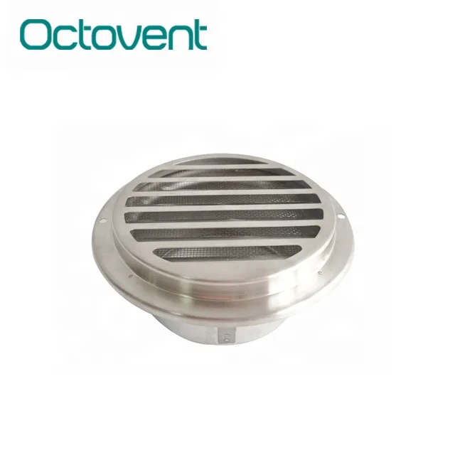 Octovent Fresh Air Vent Cover Stainless Steel Ball Weather Louver
